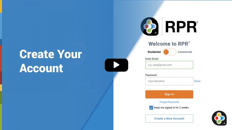 RPR Basics & Beyond: Create Your Account - Product