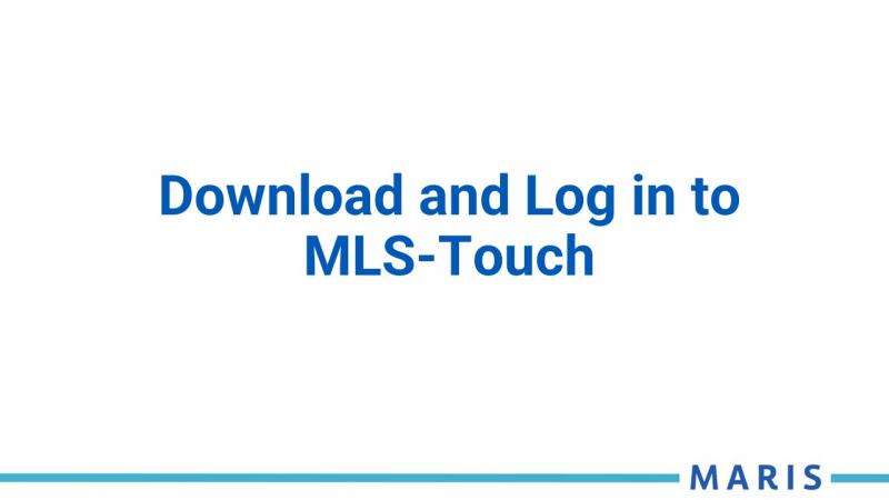 Download and Log in to MLS-Touch - Matrix
